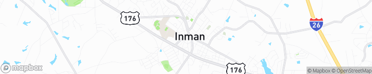 Inman - map
