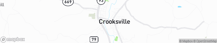 Crooksville - map