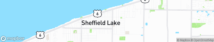 Sheffield Lake - map
