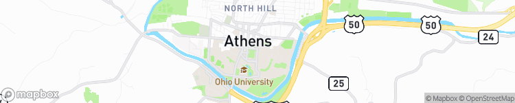 Athens - map