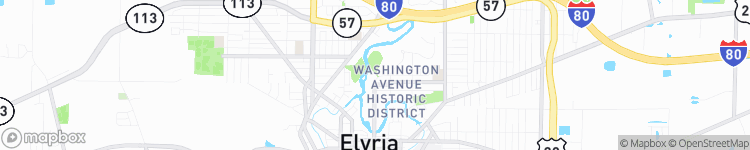 Elyria - map