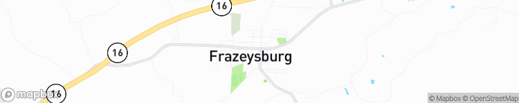 Frazeysburg - map