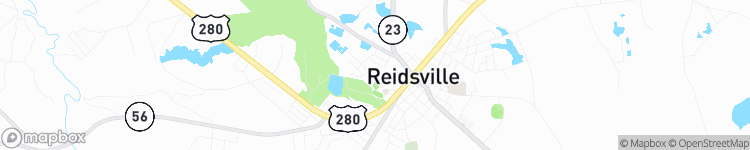 Reidsville - map