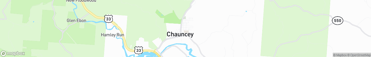 Chauncey - map