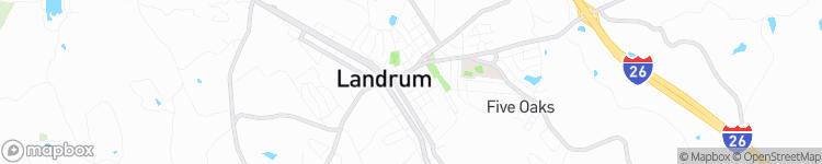 Landrum - map
