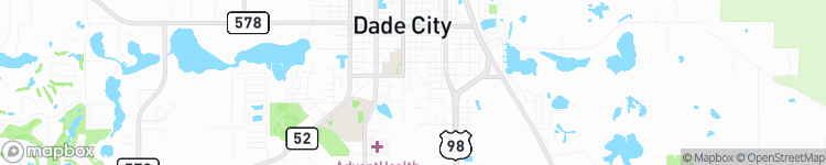 Dade City - map
