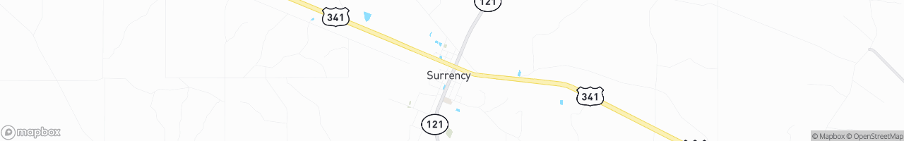 Parkers Surrency - map