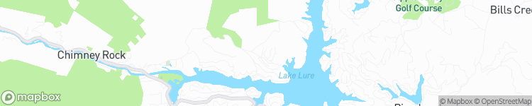 Lake Lure - map