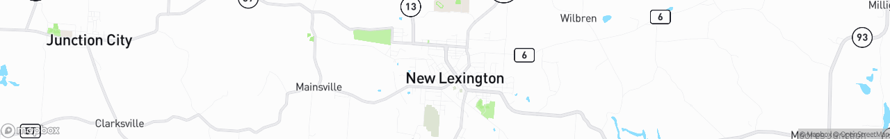 New Lexington, Ohio - map