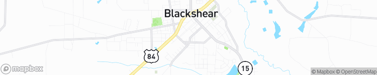 Blackshear - map