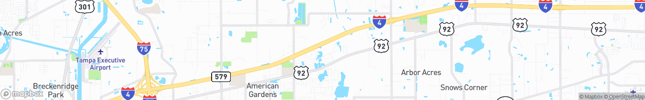 Weigh Station Plant City EB - map