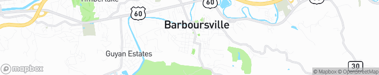 Barboursville - map