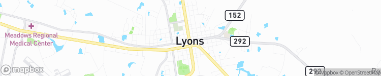 Lyons - map