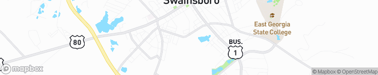 Swainsboro - map