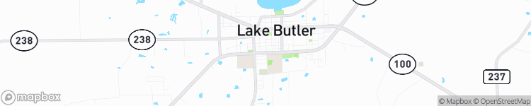 Lake Butler - map