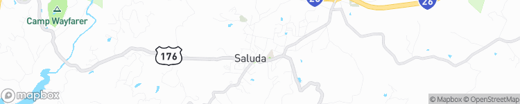 Saluda - map