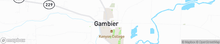 Gambier - map