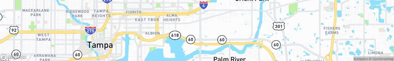 TruckMap | Chris Lapi Moving Supplies Inc 4933 Distribution Dr Tampa FL ...