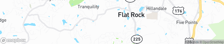 Flat Rock - map