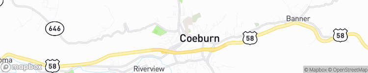 Coeburn - map