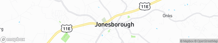 Jonesborough - map