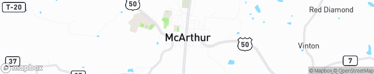 McArthur - map