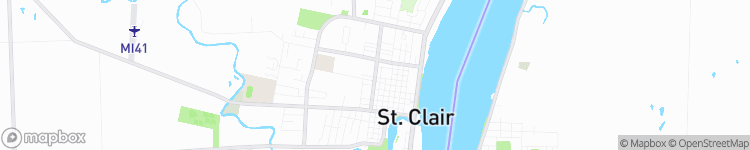 Saint Clair - map
