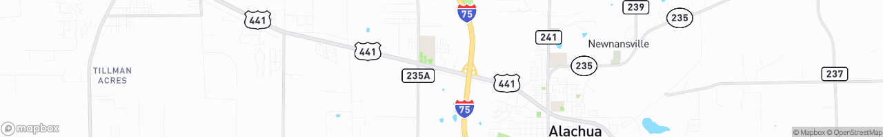 Raceway of Alachua - map