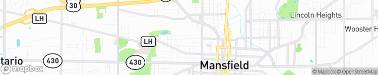 Mansfield - map