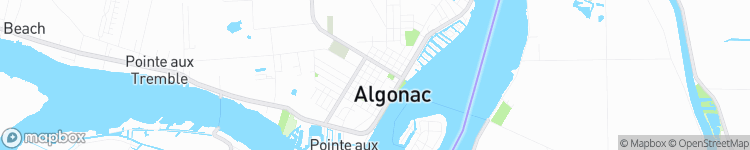Algonac - map