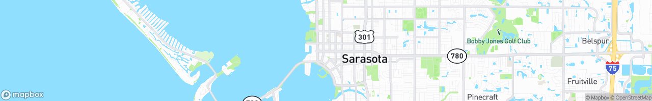 Sarasota - map