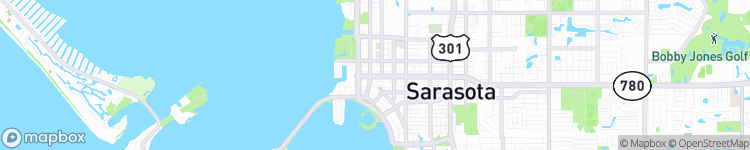 Sarasota - map