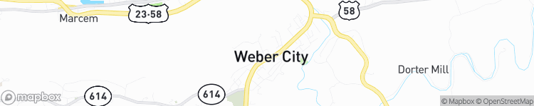 Weber City - map