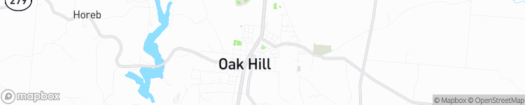 Oak Hill - map