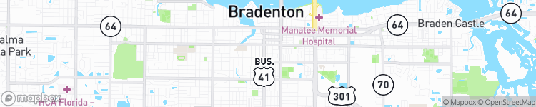 Bradenton - map