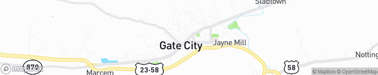 Gate City - map
