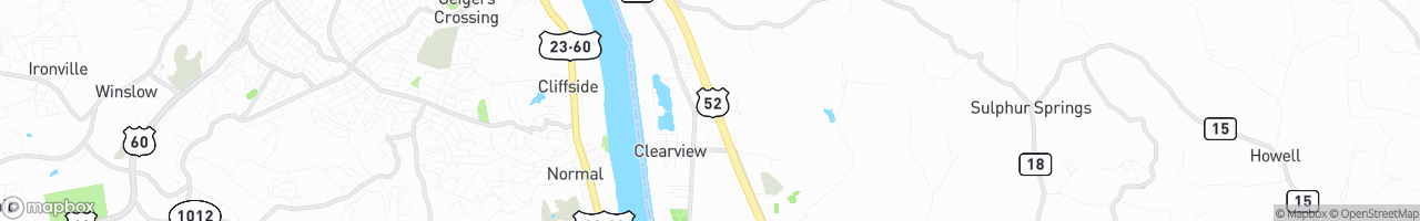 Clarks Pump N Save - map