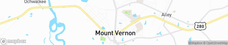 Mount Vernon - map