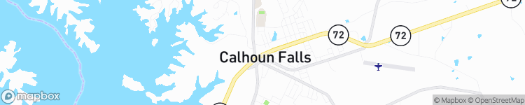 Calhoun Falls - map