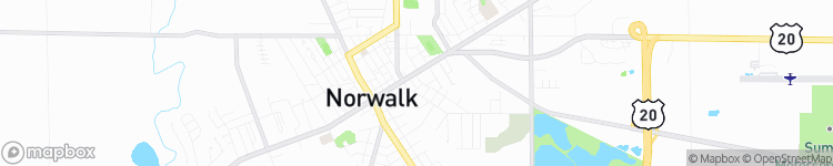 Norwalk - map