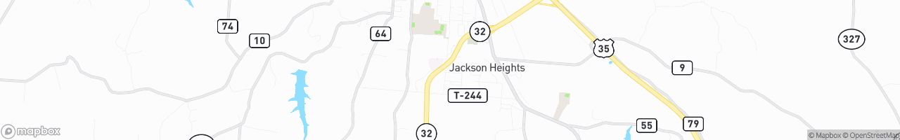 Jackson BP - map