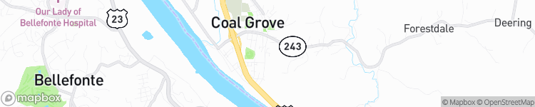 Coal Grove - map