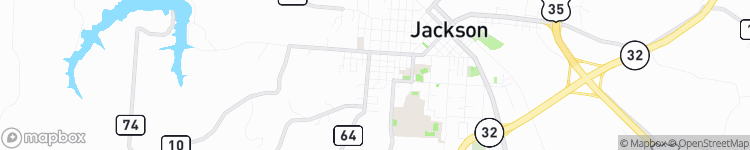 Jackson - map
