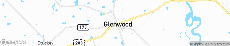 Glenwood - map
