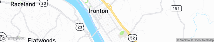 Ironton - map