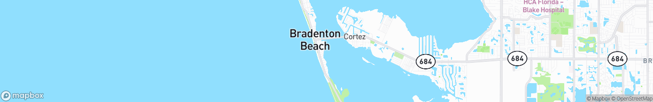 Bradenton Beach - map