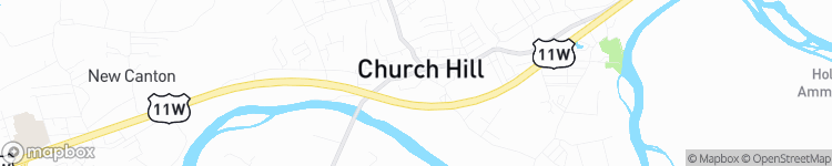 Church Hill - map