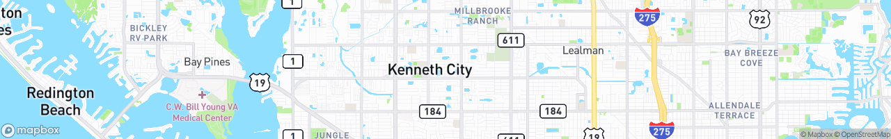 Kenneth City - map