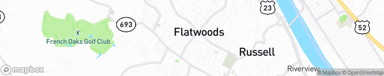 Flatwoods - map