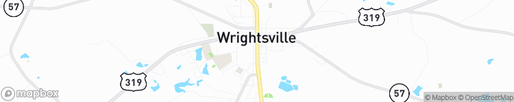 Wrightsville - map